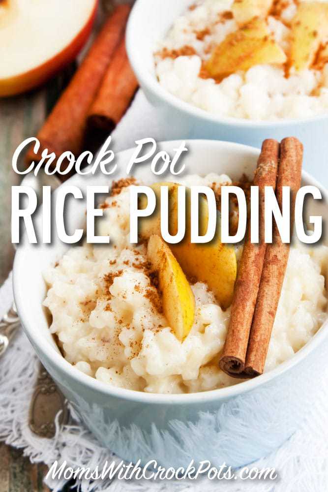 Slow cooker deals rice pudding