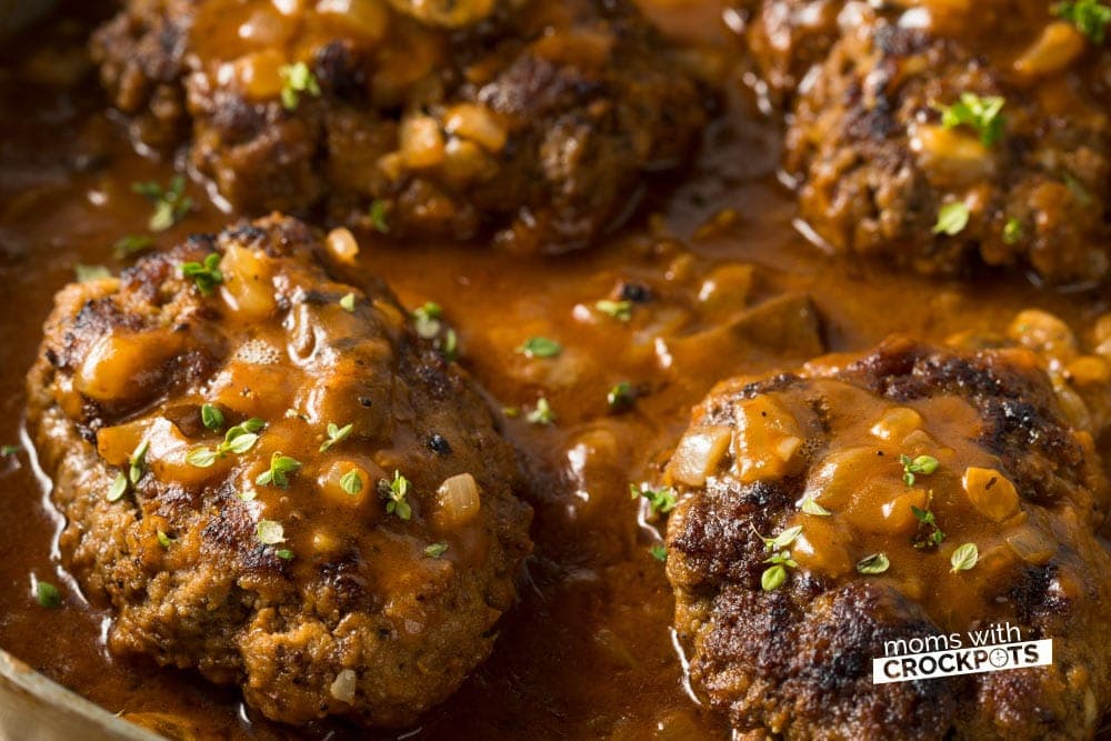 Crockpot Salisbury Steak Recipe Moms with Crockpots