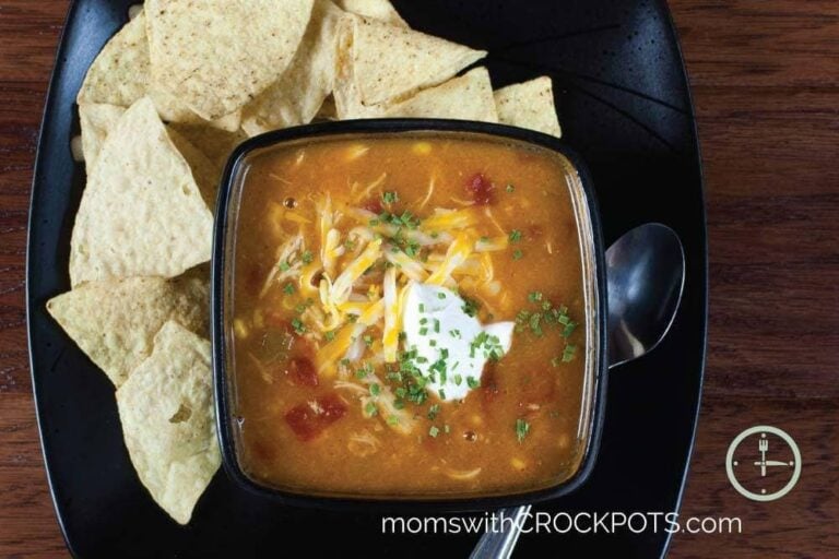Crockpot Chicken Enchilada Soup