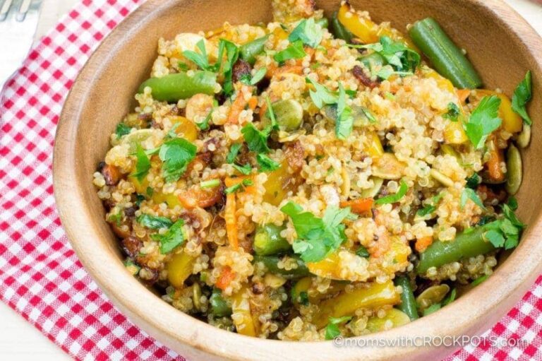 Crockpot Quinoa and Vegetables Recipe