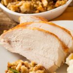 Make Thanksgiving easy! Cook your turkey in the slow cooker with this Crockpot turkey breast recipe. Comes out moist and delicious every time!
