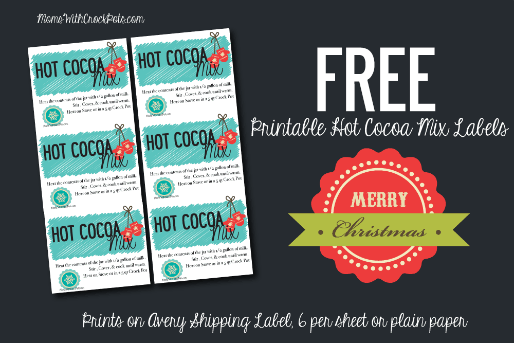 free printable hot cocoa mix labels moms with crockpots