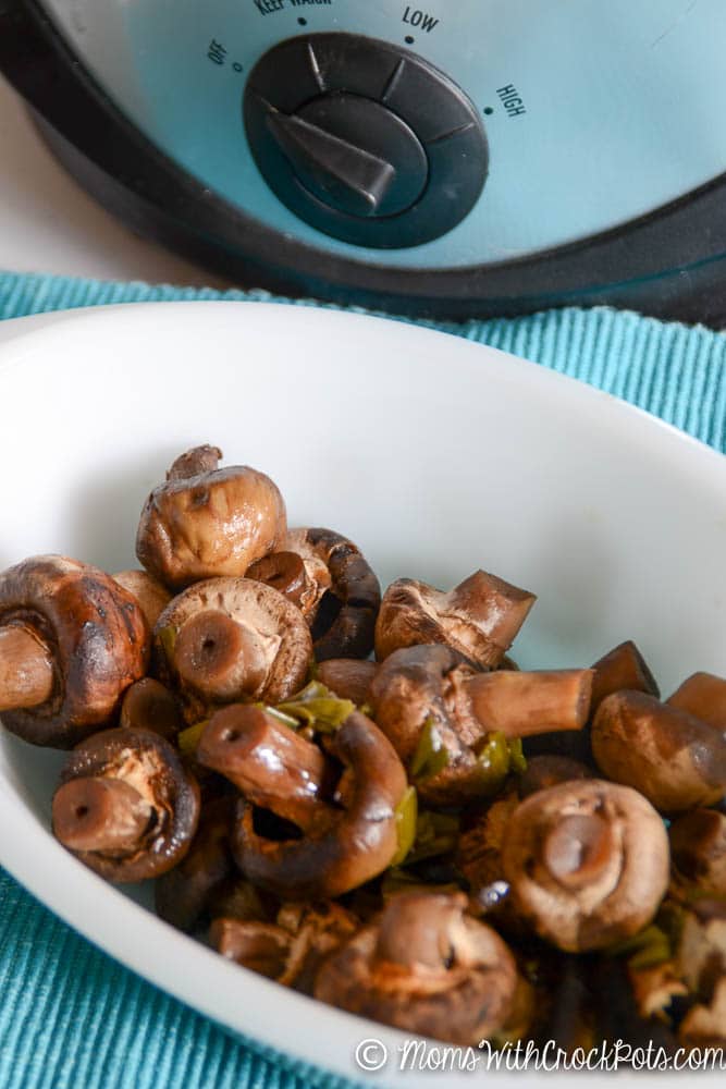 Crock Pot Mushrooms Moms with Crockpots