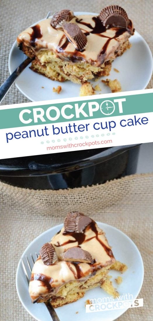 Crockpot Peanut Butter Cup Cake - Moms with Crockpots