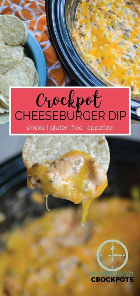 Game day or any day this Crockpot Cheeseburger Dip is a great appetizer for a crowd. Such a simple recipe that will have everyone asking for the recipe!