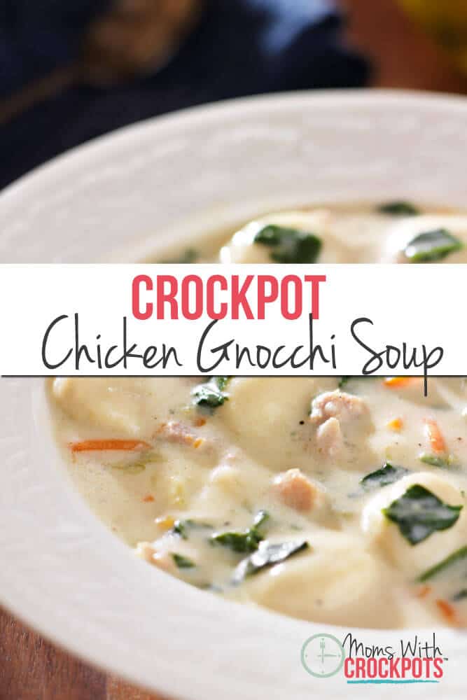 Crockpot Chicken Gnocchi Soup Moms With Crockpots