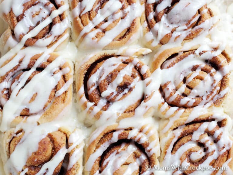 Crockpot Cinnamon Rolls