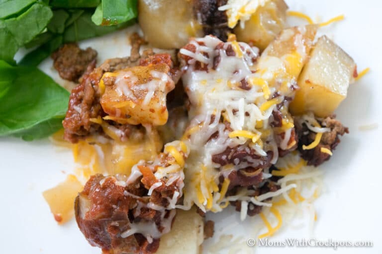 Crockpot Sloppy Joe Casserole
