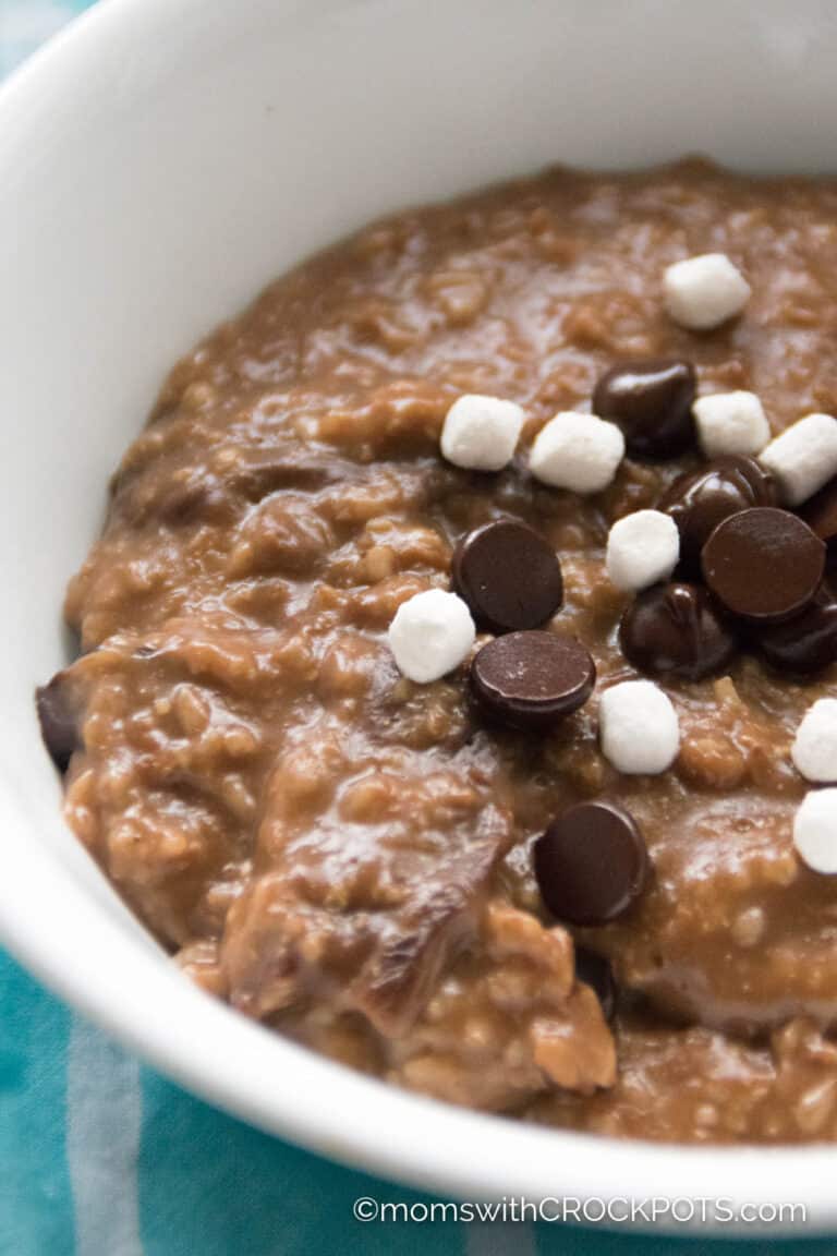 Crockpot Hot Cocoa Oatmeal Moms with Crockpots
