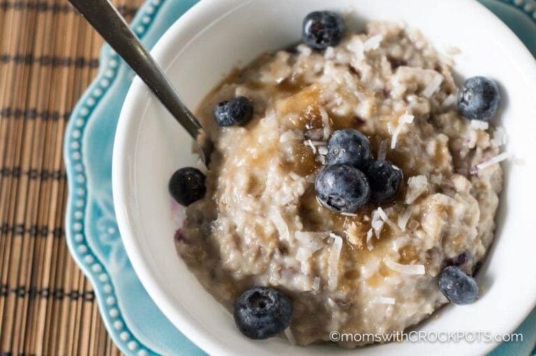 Crockpot Blueberry Oatmeal Recipe