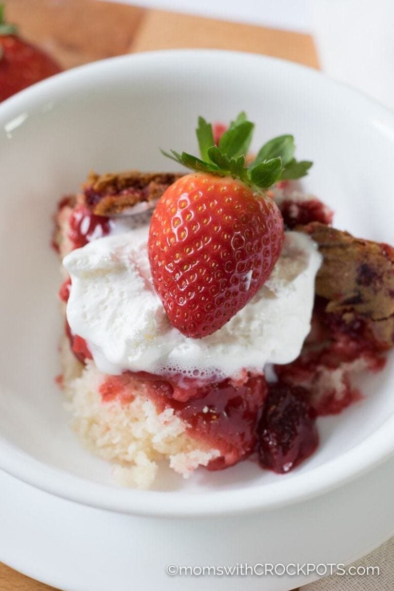 Crockpot Strawberry Shortcake Recipe
