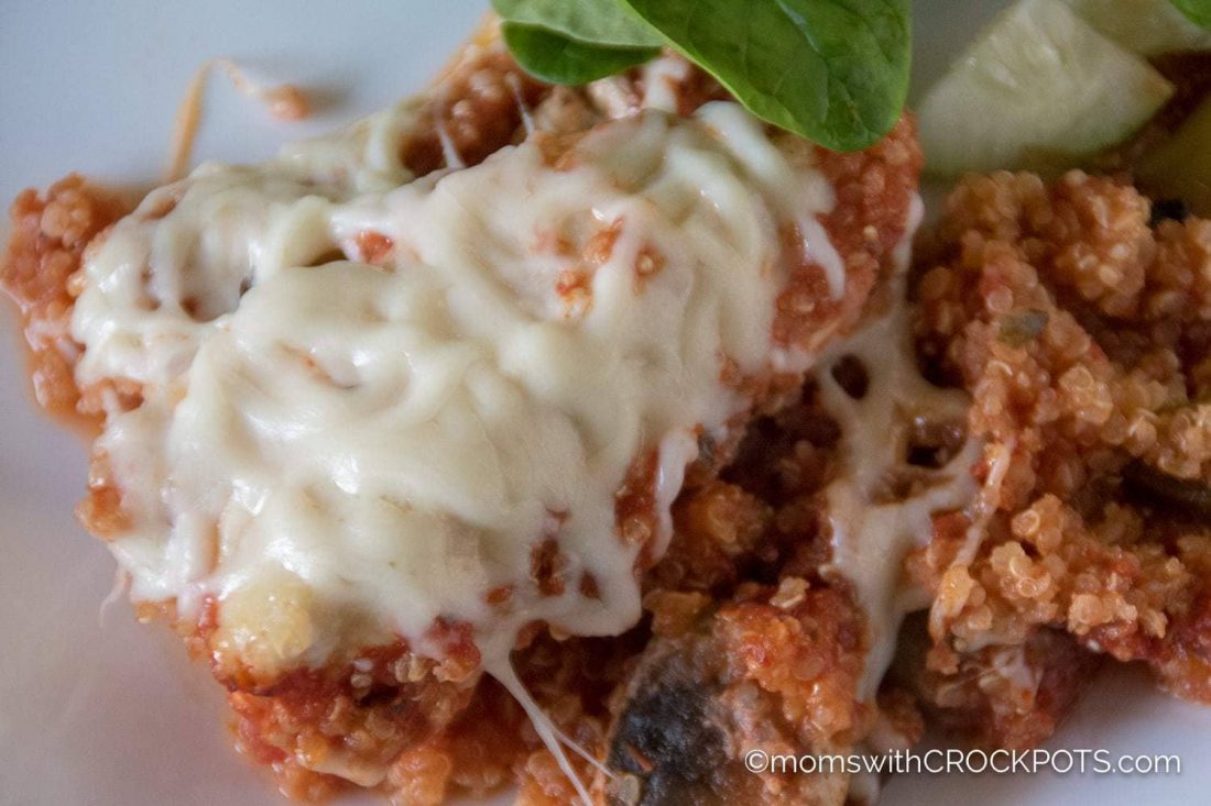 Crockpot Chicken Parmesan Quinoa-image