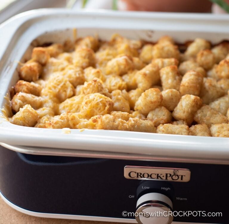 Crockpot Chili Tater Tot Casserole Recipe
